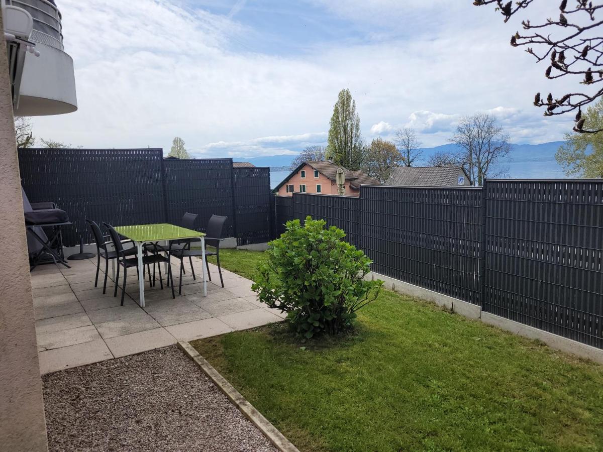 Appart Thonon-Corzent Apartment Bagian luar foto